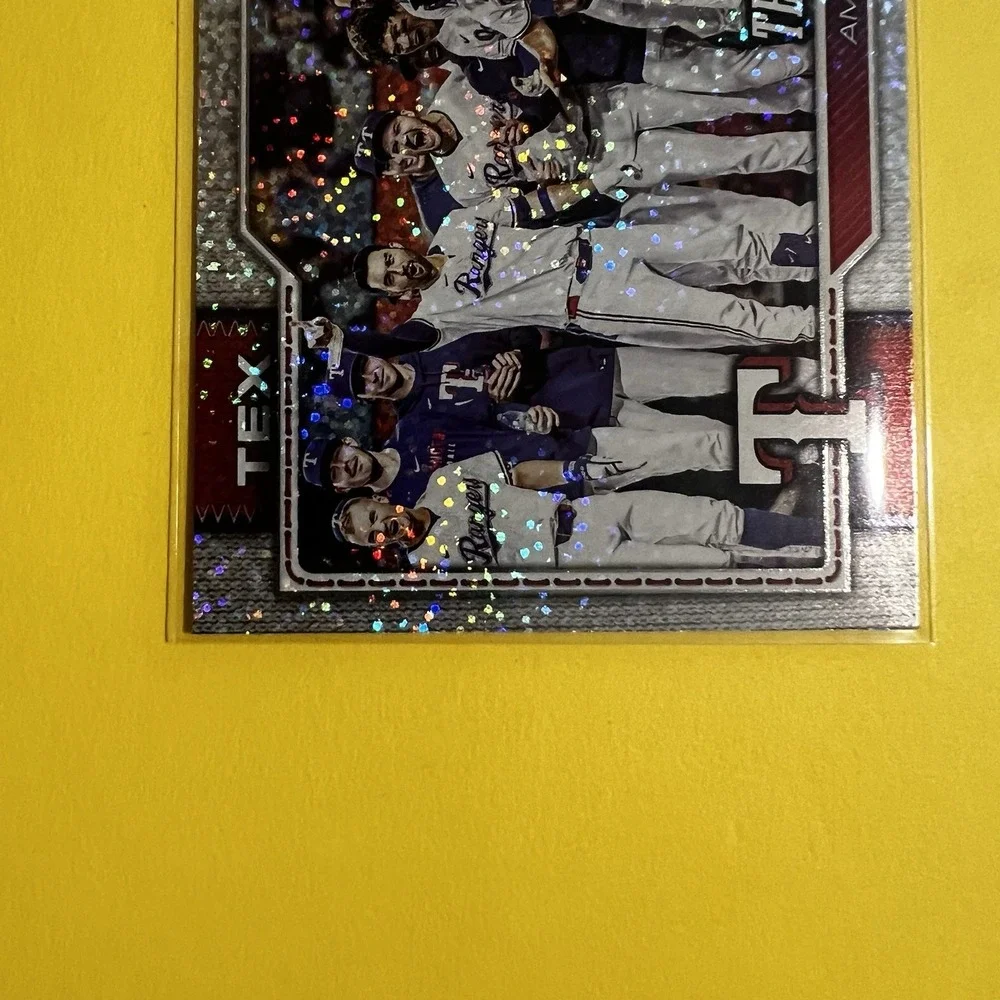 2026 Topps Series 1 Celebration Texas Rangers #258 Confetti Foil Team Card‎
